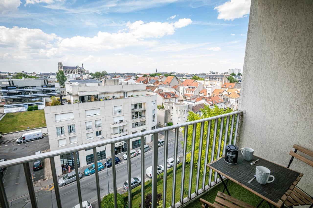 Le Septieme - Vue Cathedrale - Saint Remi Apartment Reims Luaran gambar